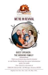 Hoskins Family Revival Flyer Image